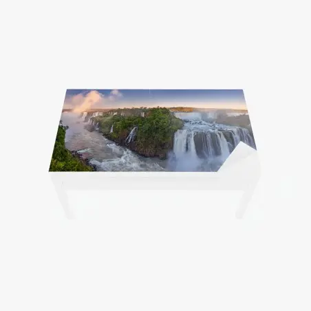 Chapa adhesiva para mesa y escritorio panorama aéreo de las Cataratas del Iguazú – Pixers®