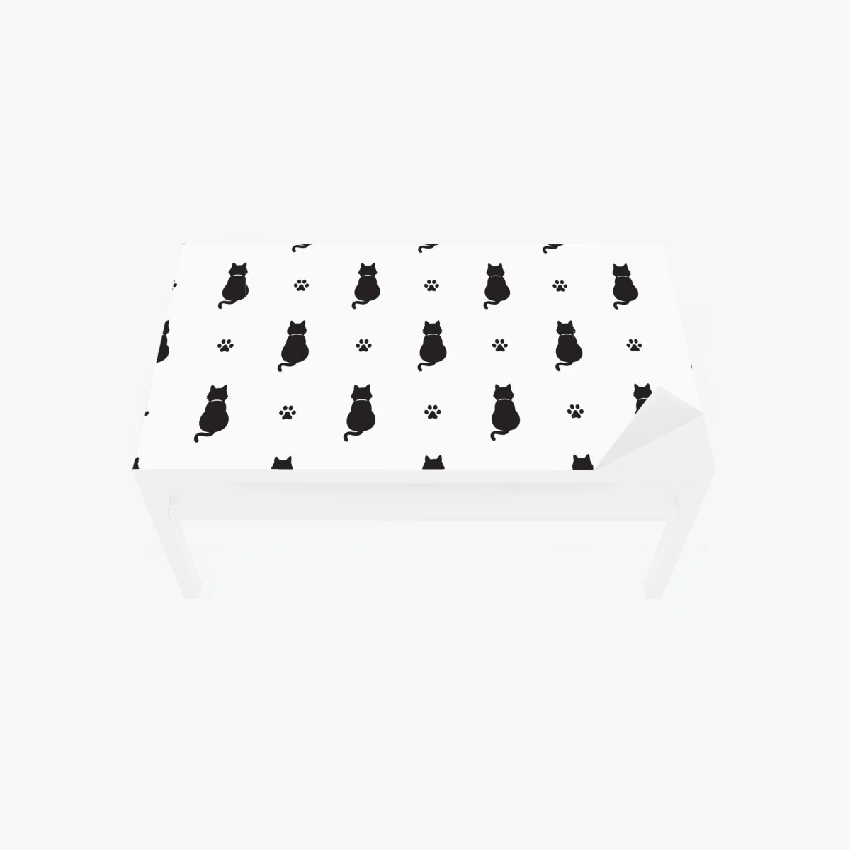 Chapa adhesiva para mesa y escritorio patrón de gatos en silueta blanco y negro – Pixers® Chapa adhesiva para mesa y escritorio patrón de gatos en silueta blanco y negro – Pixers®