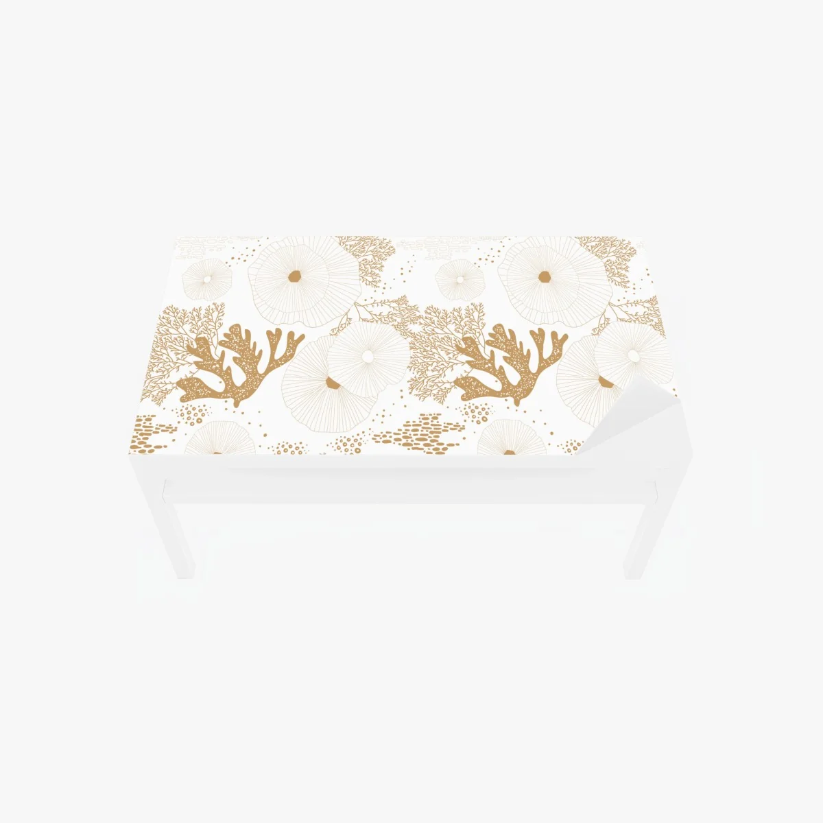 Chapa adhesiva para mesa y escritorio diseño marino minimalista en tonos dorados – Pixers® Chapa adhesiva para mesa y escritorio diseño marino minimalista en tonos dorados – Pixers®