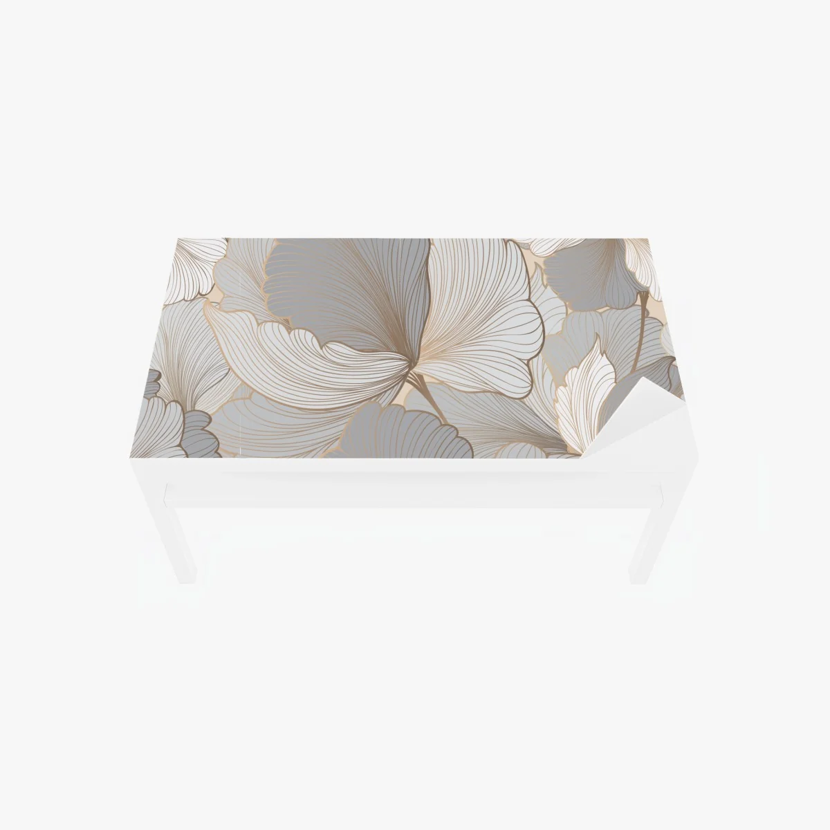 Chapa adhesiva para mesa y escritorio arte floral en tonos neutros y líneas doradas – Pixers® Chapa adhesiva para mesa y escritorio arte floral en tonos neutros y líneas doradas – Pixers®
