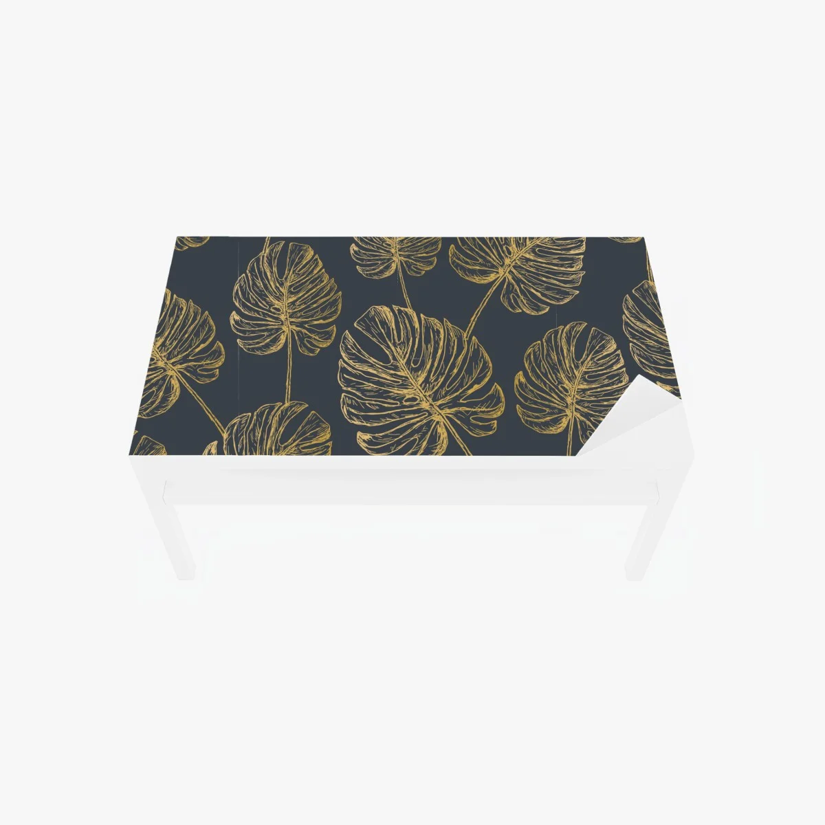 Chapa adhesiva para mesa y escritorio decoración botánica con hojas de monstera doradas – Pixers® Chapa adhesiva para mesa y escritorio decoración botánica con hojas de monstera doradas – Pixers®