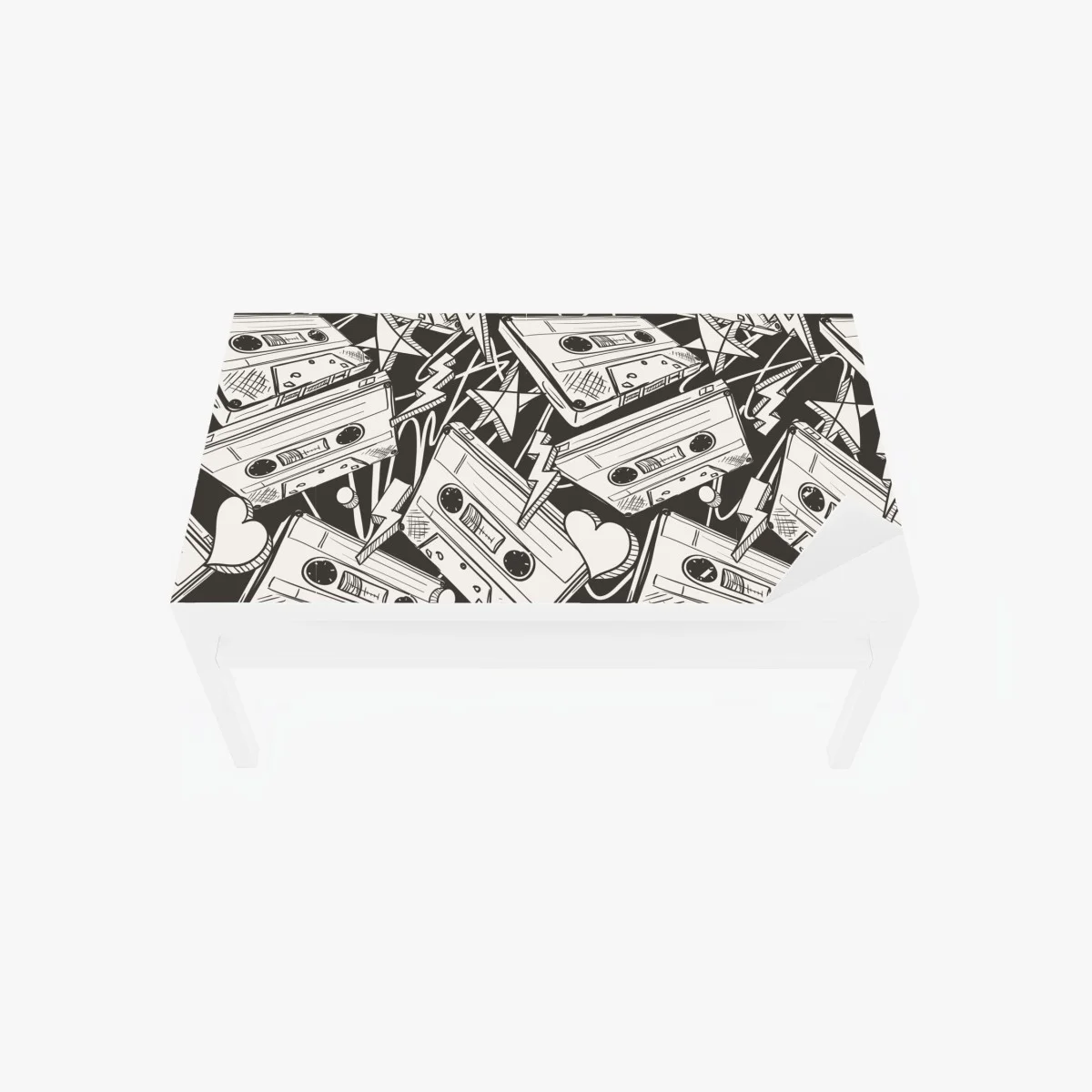 Chapa adhesiva para mesa y escritorio patrón retro de casetes y corazones – Pixers® Chapa adhesiva para mesa y escritorio patrón retro de casetes y corazones – Pixers®