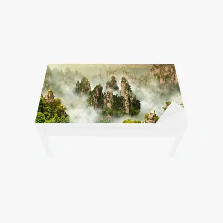 Chapa adhesiva para mesa y escritorio paisaje místico de Zhangjiajie en Wulingyuan – Pixers®