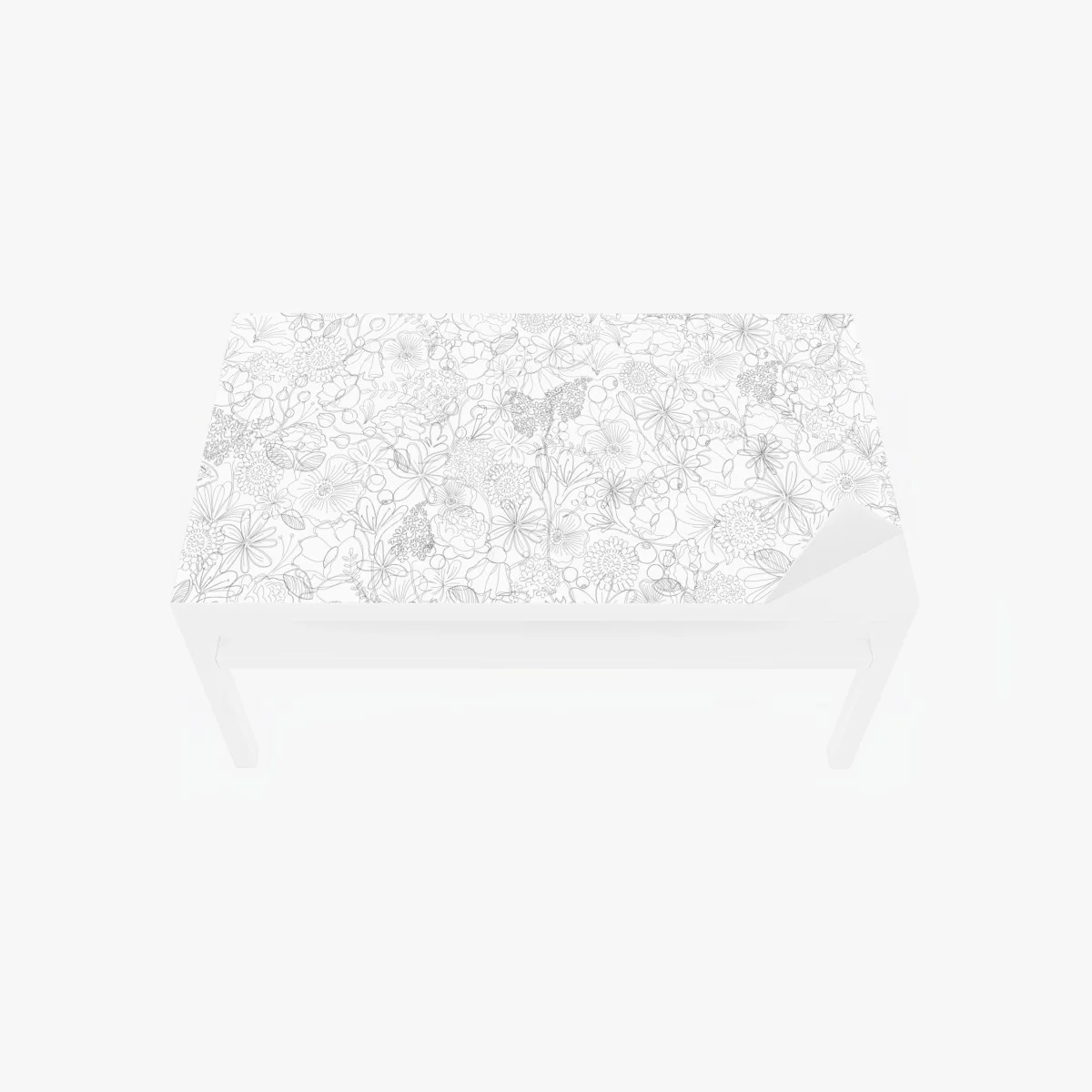 Chapa adhesiva para mesa y escritorio diseño floral en líneas delicadas – Pixers® Chapa adhesiva para mesa y escritorio diseño floral en líneas delicadas – Pixers®