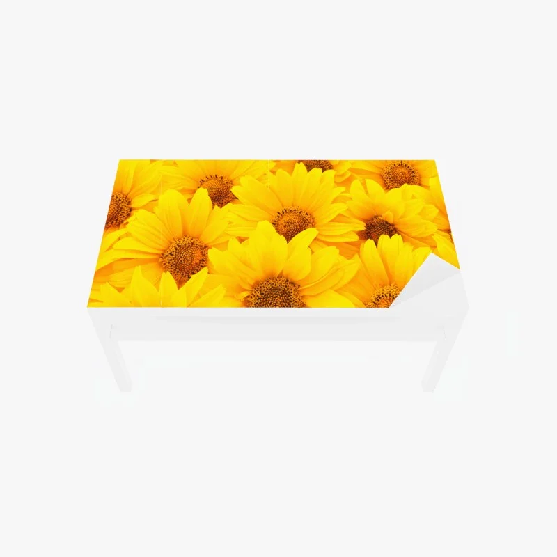 Chapa adhesiva para mesa y escritorio explosión de girasoles luminosos