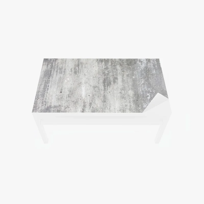 Chapa adhesiva para mesa y escritorio textura industrial de hormigón envejecido