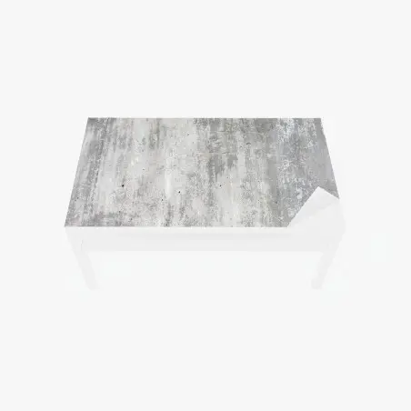 Chapa adhesiva para mesa y escritorio textura industrial de hormigón envejecido – Pixers®