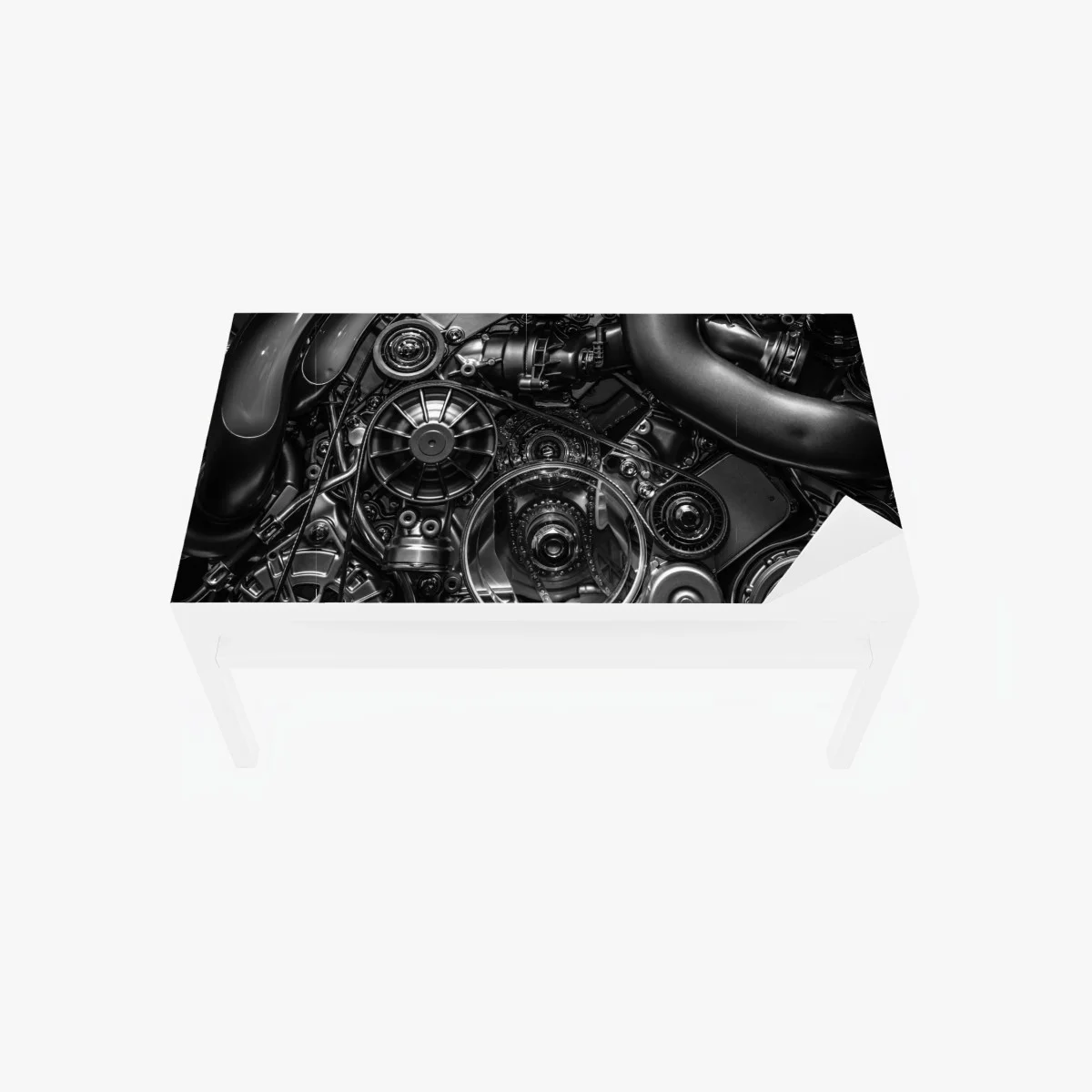 Chapa adhesiva para mesa y escritorio detalle mecánico industrial en blanco y negro – Pixers® Chapa adhesiva para mesa y escritorio detalle mecánico industrial en blanco y negro – Pixers®