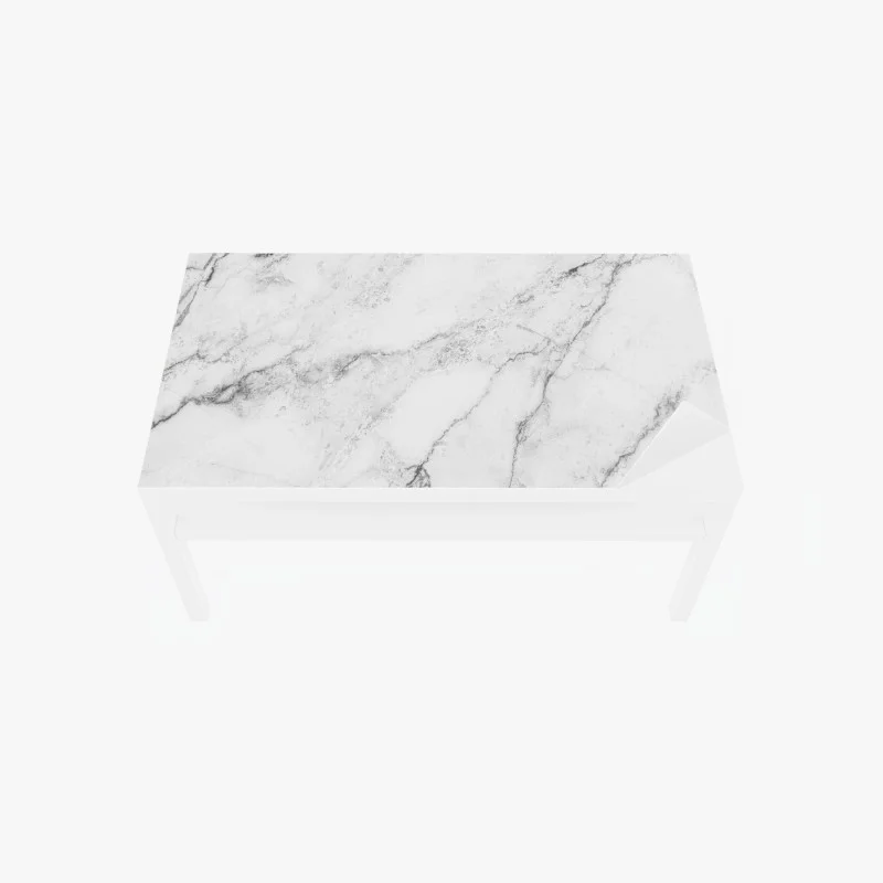 Chapa adhesiva para mesa y escritorio mármol blanco con vetas grises