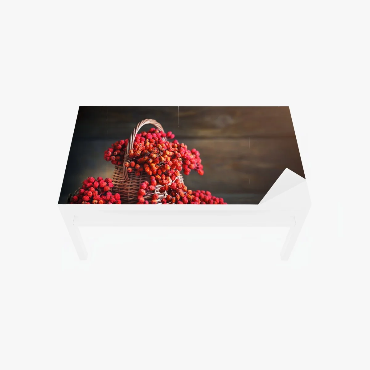 Chapa adhesiva para mesa y escritorio cesta de bayas otoñales sobre fondo de madera – Pixers® Chapa adhesiva para mesa y escritorio cesta de bayas otoñales sobre fondo de madera – Pixers®