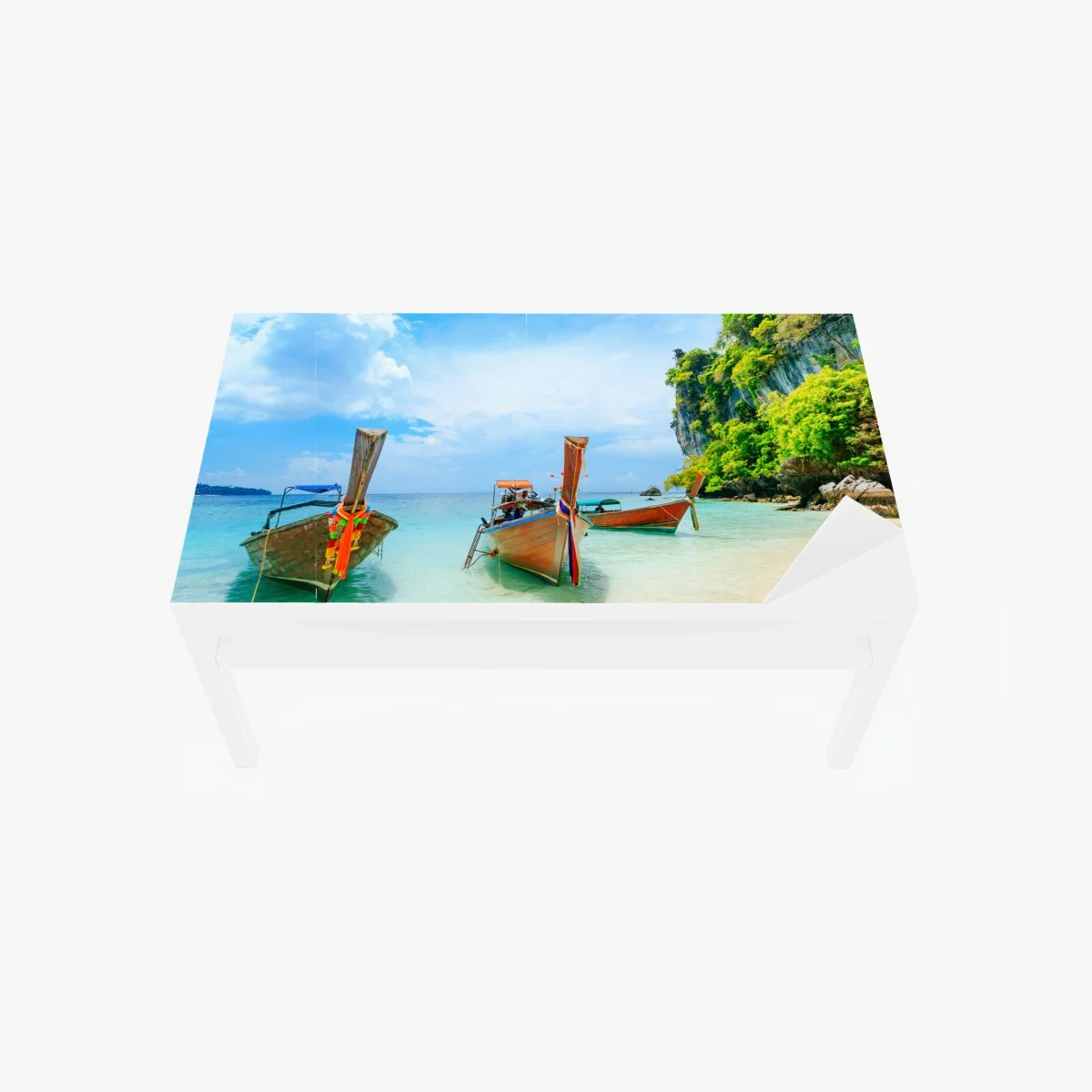 Chapa adhesiva para mesa y escritorio barcas tradicionales en la playa de Phuket – Pixers® Chapa adhesiva para mesa y escritorio barcas tradicionales en la playa de Phuket – Pixers®