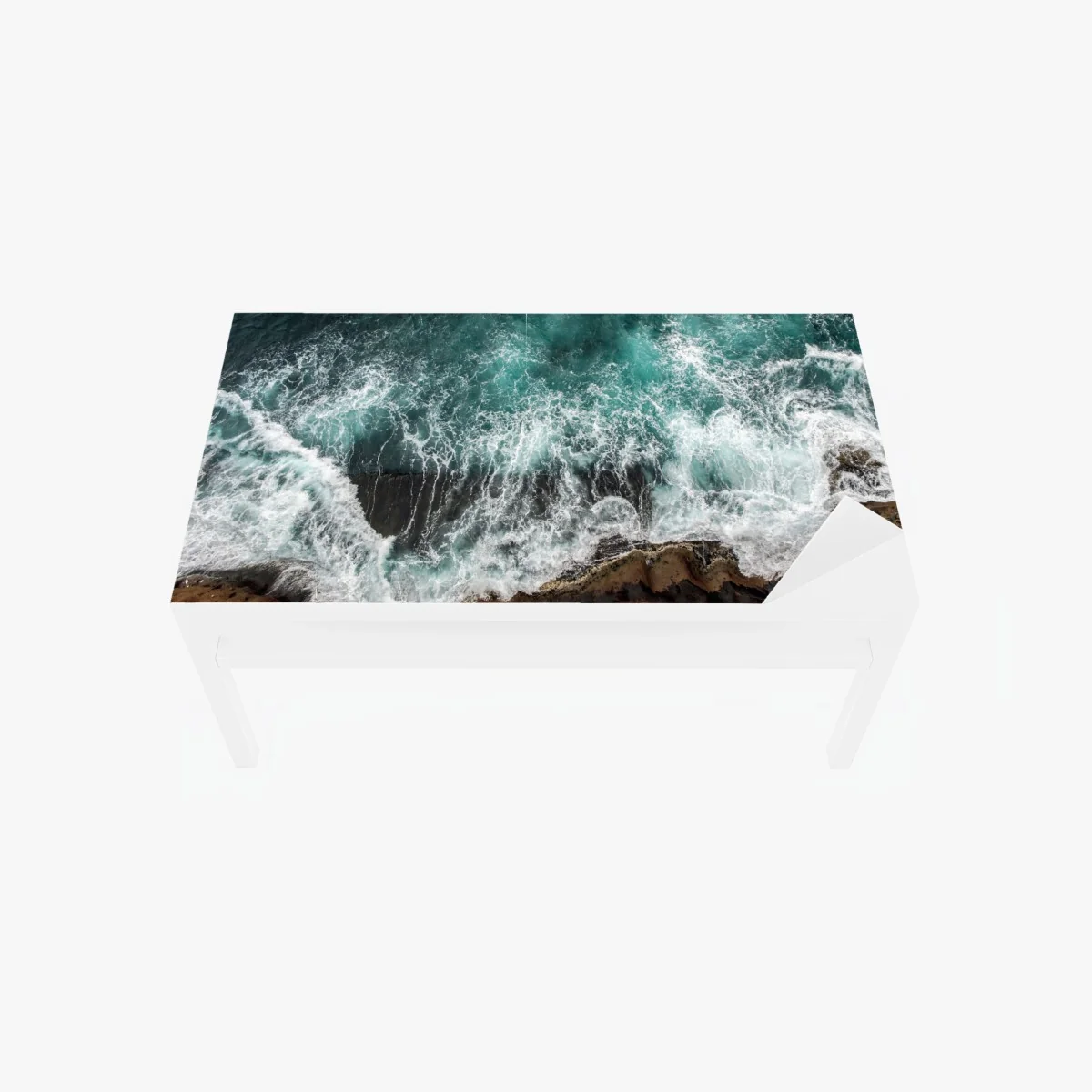Chapa adhesiva para mesa y escritorio olas sobre acantilado en tonos turquesa – Pixers® Chapa adhesiva para mesa y escritorio olas sobre acantilado en tonos turquesa – Pixers®
