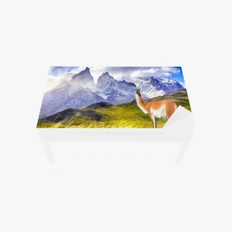 Chapa adhesiva para mesa y escritorio amanecer en Torres del Paine – Pixers®