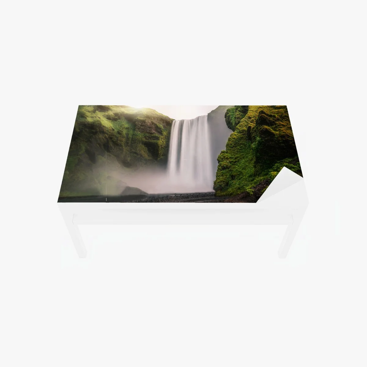 Chapa adhesiva para mesa y escritorio cascada majestuosa de Skogafoss, Islandia – Pixers® Chapa adhesiva para mesa y escritorio cascada majestuosa de Skogafoss, Islandia – Pixers®