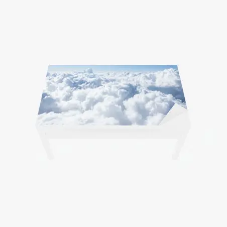 Chapa adhesiva para mesa y escritorio nubes esponjosas sobre el horizonte – Pixers®