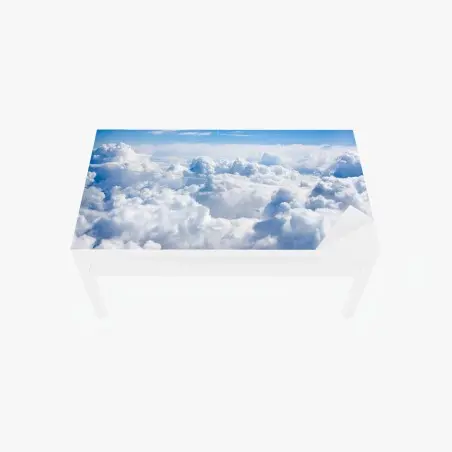 Chapa adhesiva para mesa y escritorio paisaje aéreo de nubes esponjosas – Pixers®
