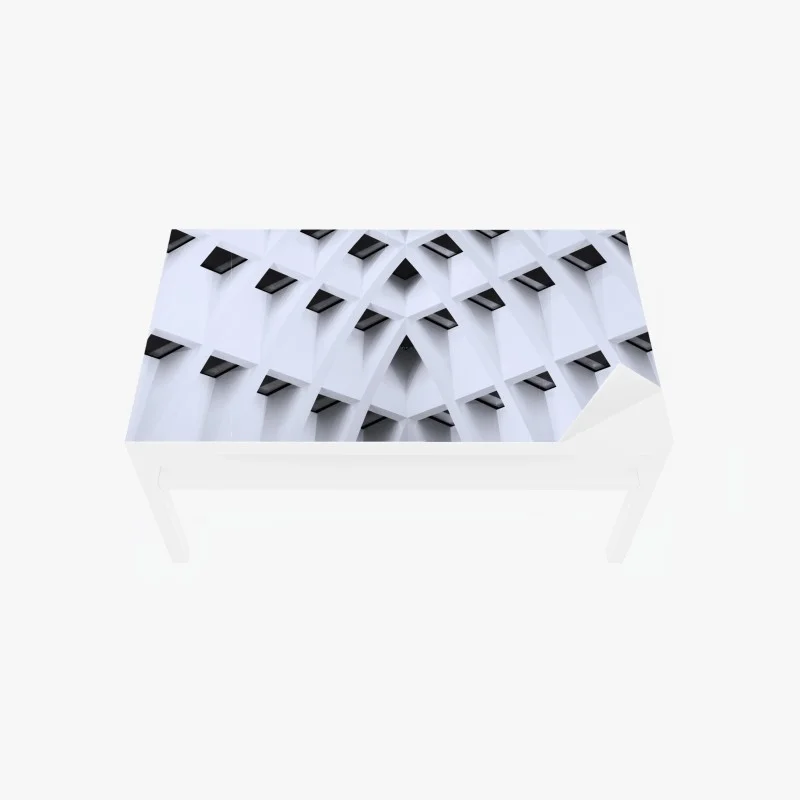 Chapa adhesiva para mesa y escritorio arquitectura geométrica minimalista
