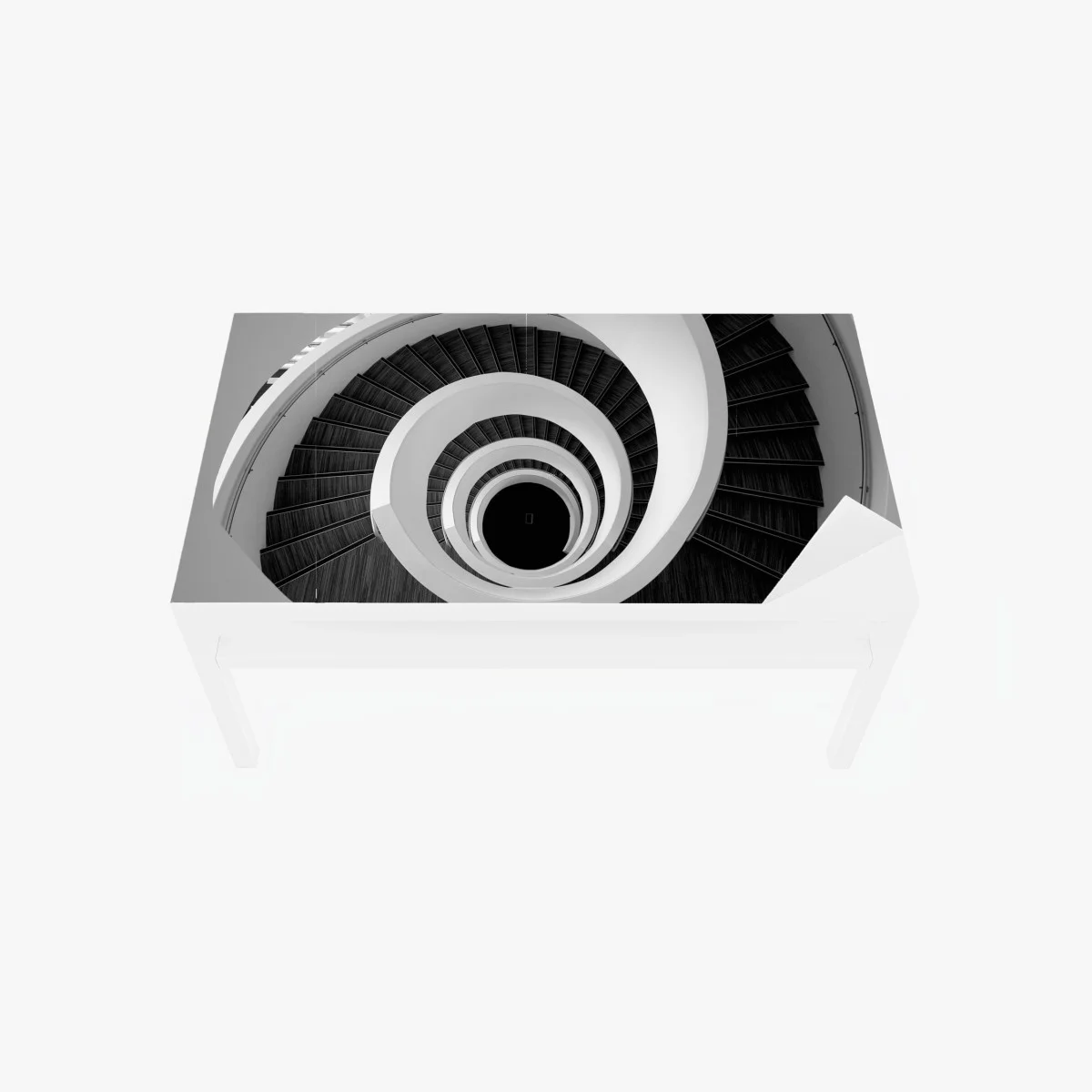 Chapa adhesiva para mesa y escritorio escalera en espiral vista desde arriba – Pixers® Chapa adhesiva para mesa y escritorio escalera en espiral vista desde arriba – Pixers®
