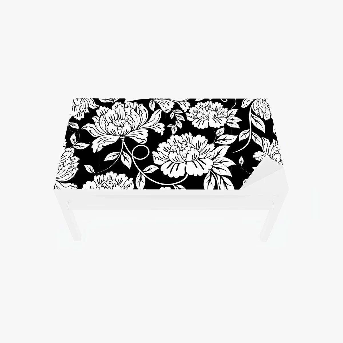 Chapa adhesiva para mesa y escritorio motivo floral elegante en blanco y negro – Pixers® Chapa adhesiva para mesa y escritorio motivo floral elegante en blanco y negro – Pixers®