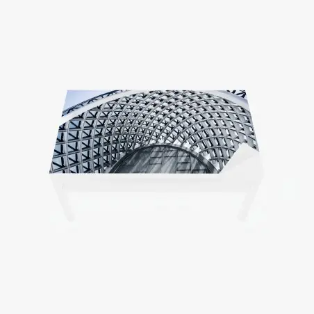 Chapa adhesiva para mesa y escritorio cúpula arquitectónica geométrica – Pixers®