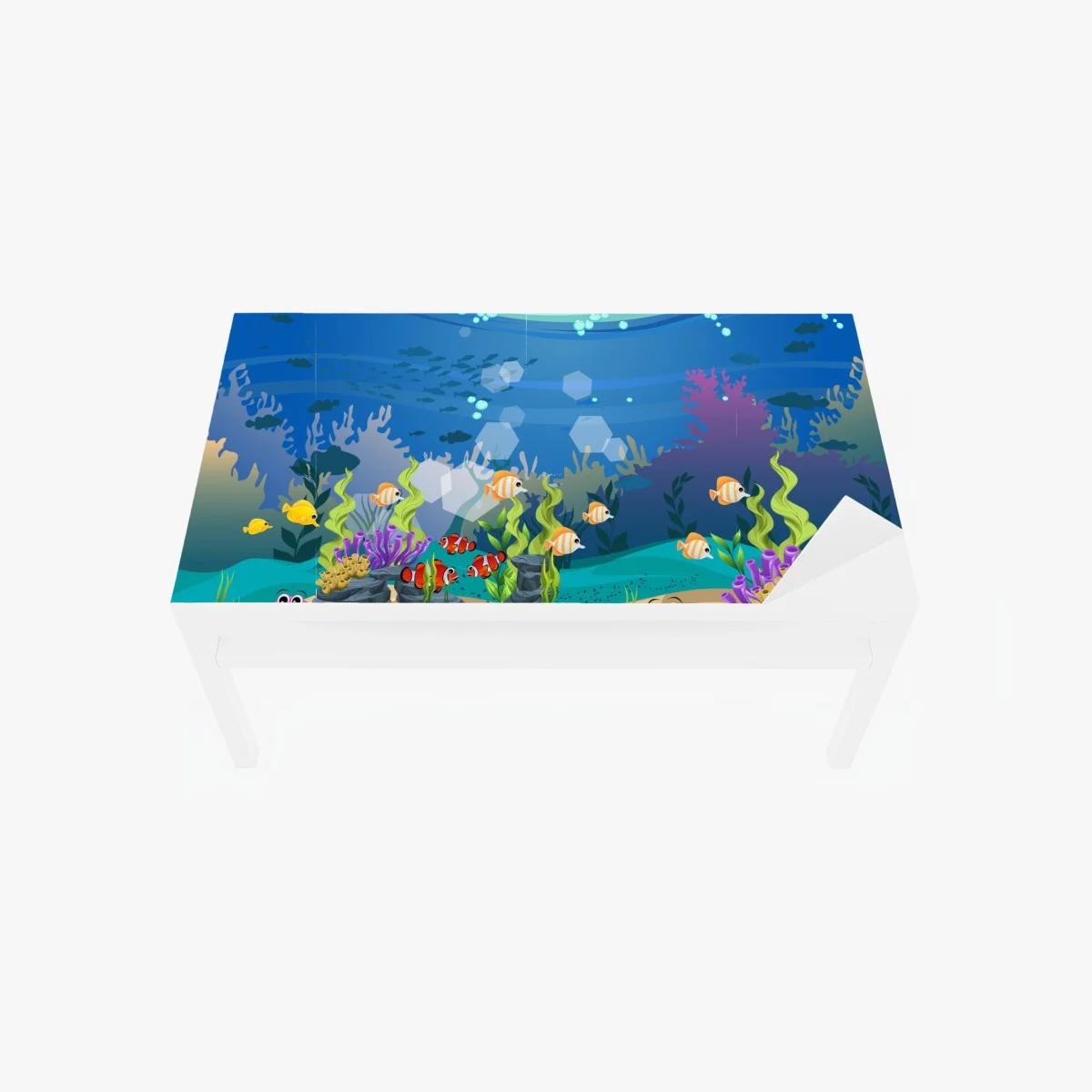 Chapa adhesiva para mesa y escritorio escena submarina de arrecife colorido – Pixers® Chapa adhesiva para mesa y escritorio escena submarina de arrecife colorido – Pixers®