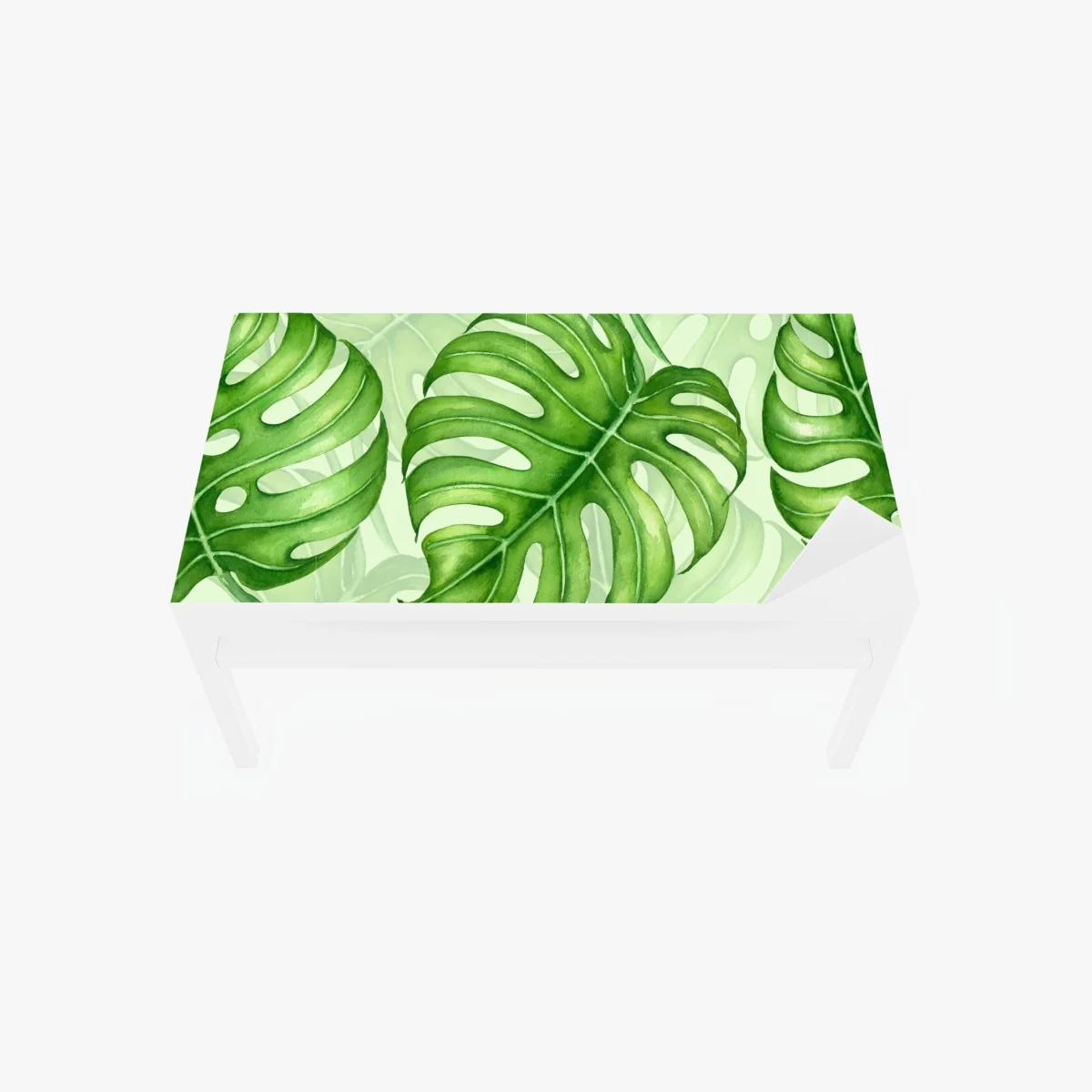 Chapa adhesiva para mesa y escritorio patrón tropical de hojas de monstera en acuarela – Pixers® Chapa adhesiva para mesa y escritorio patrón tropical de hojas de monstera en acuarela – Pixers®