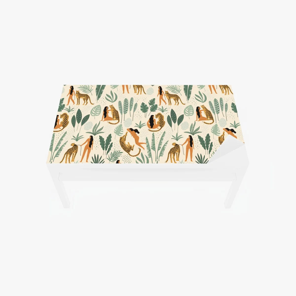 Chapa adhesiva para mesa y escritorio armonía tropical entre mujeres y felinos – Pixers® Chapa adhesiva para mesa y escritorio armonía tropical entre mujeres y felinos – Pixers®