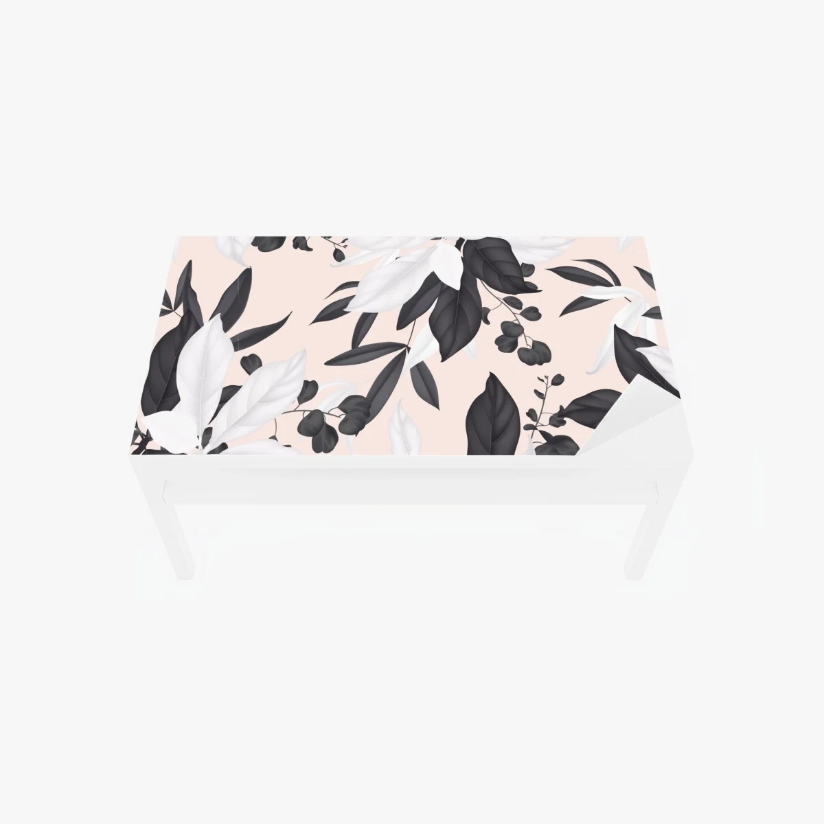 Chapa adhesiva para mesa y escritorio diseño botánico en blanco y negro sobre fondo rosa pálido – Pixers® Chapa adhesiva para mesa y escritorio diseño botánico en blanco y negro sobre fondo rosa pálido – Pixers®