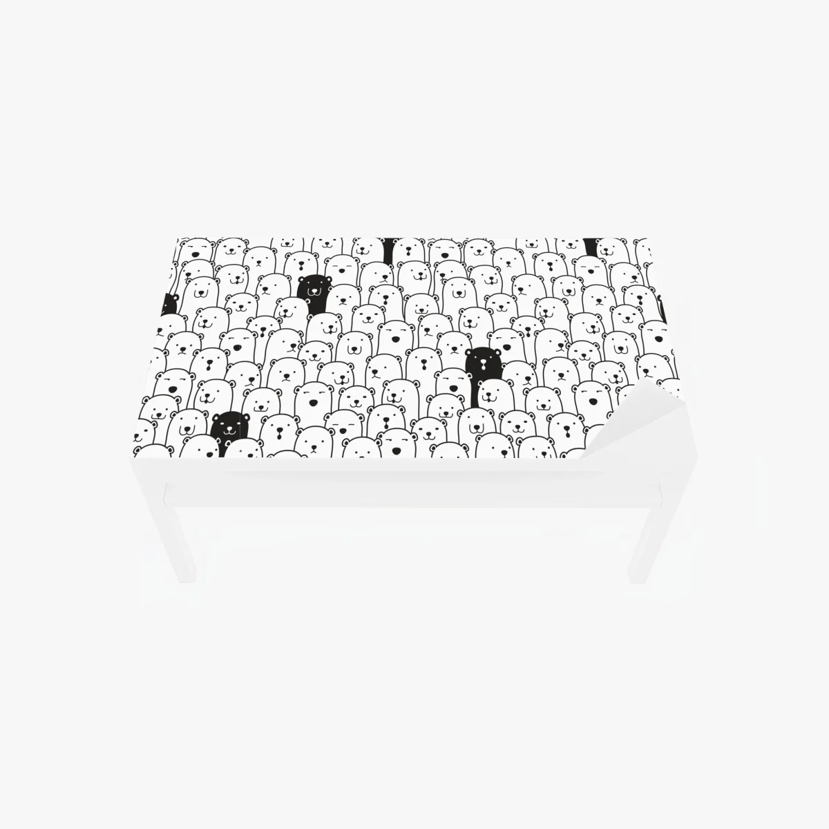 Chapa adhesiva para mesa y escritorio patrón de osos minimalista en blanco y negro – Pixers® Chapa adhesiva para mesa y escritorio patrón de osos minimalista en blanco y negro – Pixers®