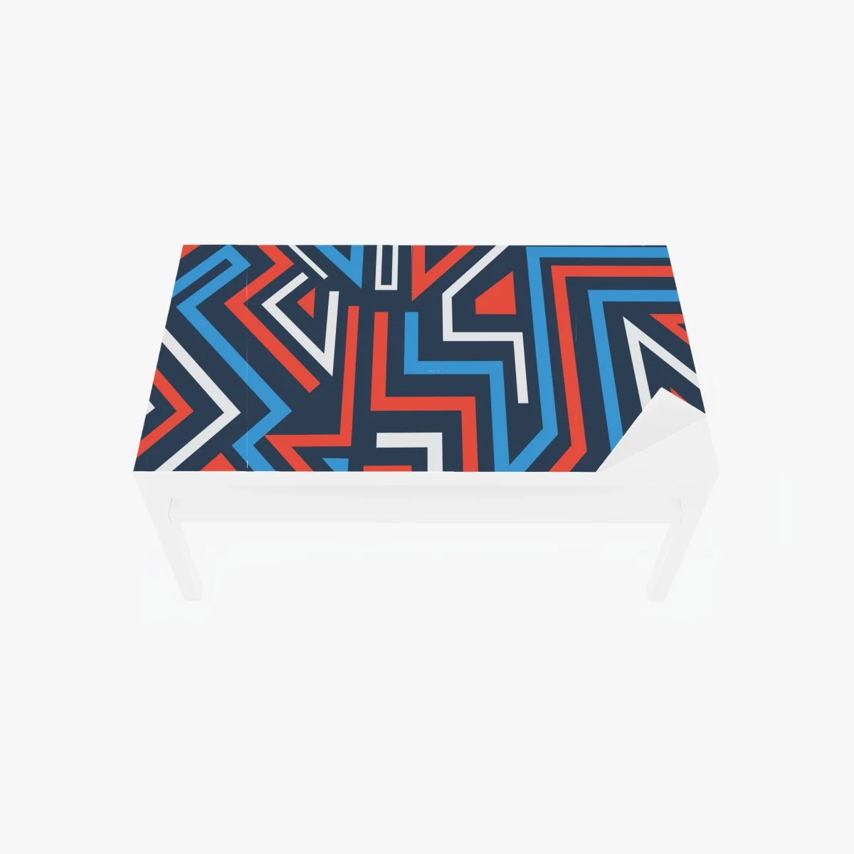 Chapa adhesiva para mesa y escritorio diseño geométrico urbano en tonos marino y coral – Pixers® Chapa adhesiva para mesa y escritorio diseño geométrico urbano en tonos marino y coral – Pixers®
