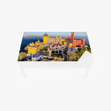 Chapa adhesiva para mesa y escritorio palacio de colores en Sintra – Pixers®