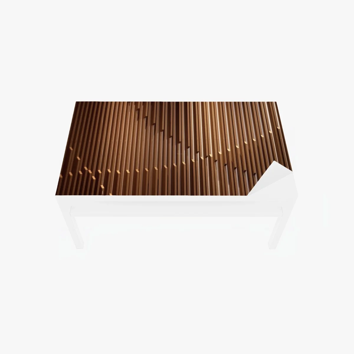 Chapa adhesiva para mesa y escritorio pared de listones de madera con patrón geométrico – Pixers® Chapa adhesiva para mesa y escritorio pared de listones de madera con patrón geométrico – Pixers®