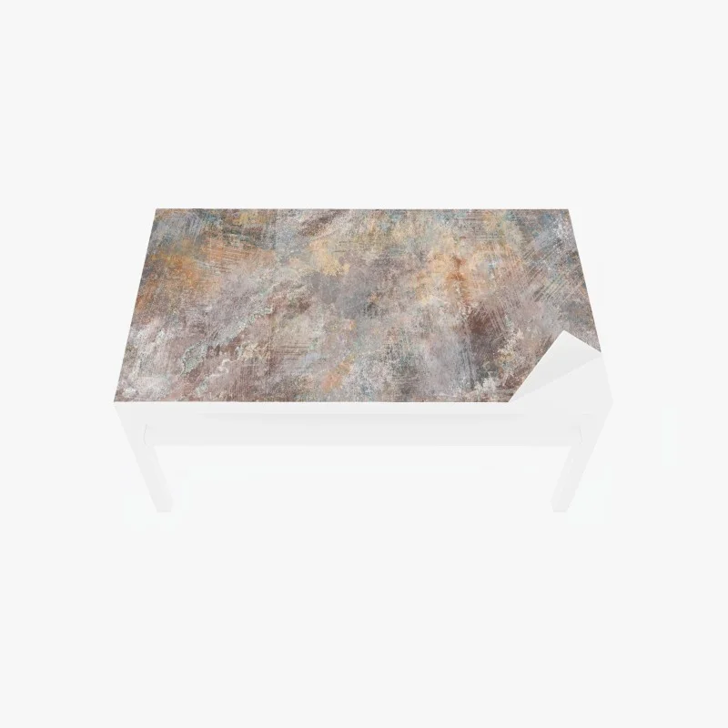 Chapa adhesiva para mesa y escritorio paisaje abstracto texturizado en tonos tierra