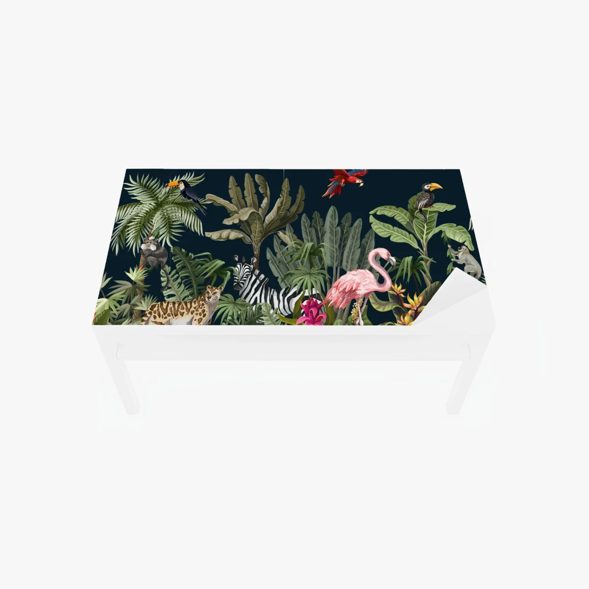 Chapa adhesiva para mesa y escritorio escena selvática de fauna y vegetación tropical – Pixers® Chapa adhesiva para mesa y escritorio escena selvática de fauna y vegetación tropical – Pixers®
