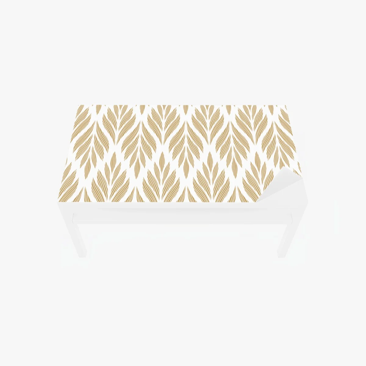 Chapa adhesiva para mesa y escritorio motivo de hojas doradas sobre fondo blanco – Pixers® Chapa adhesiva para mesa y escritorio motivo de hojas doradas sobre fondo blanco – Pixers®