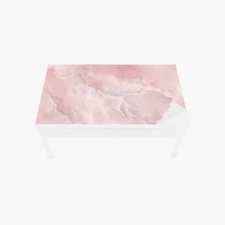 Chapa adhesiva para mesa y escritorio mármol rosa etéreo para decoración – Pixers®