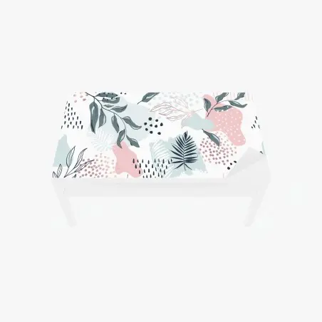 Chapa adhesiva para mesa y escritorio arte botánico en tonos pastel – Pixers®
