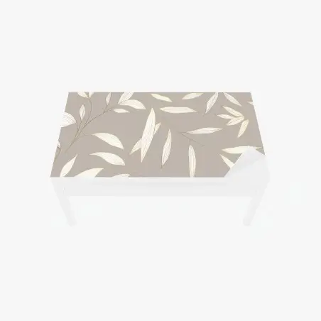 Chapa adhesiva para mesa y escritorio motivo botánico elegante en tonos neutros – Pixers®