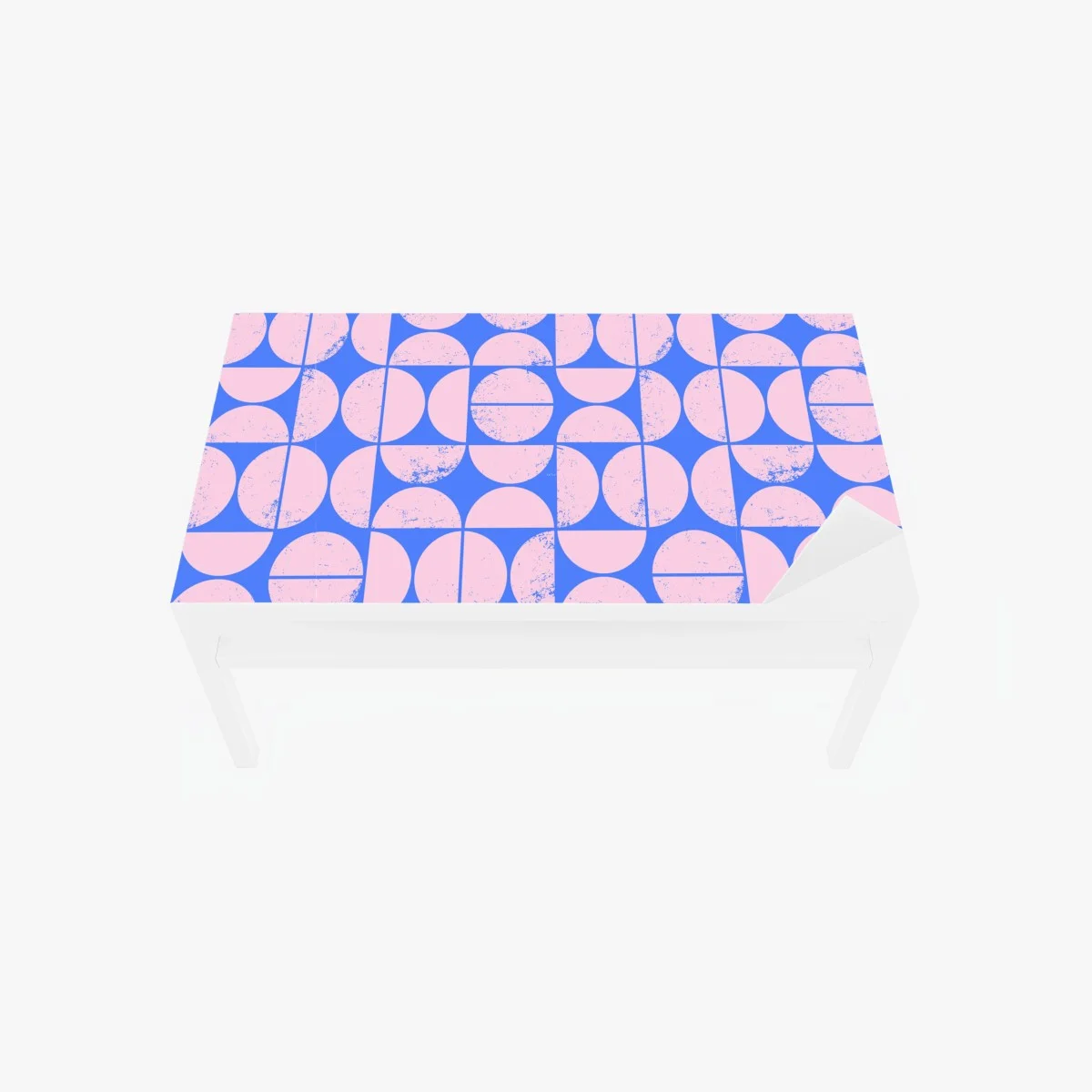 Chapa adhesiva para mesa y escritorio patrón geométrico retro en rosa y azul – Pixers® Chapa adhesiva para mesa y escritorio patrón geométrico retro en rosa y azul – Pixers®