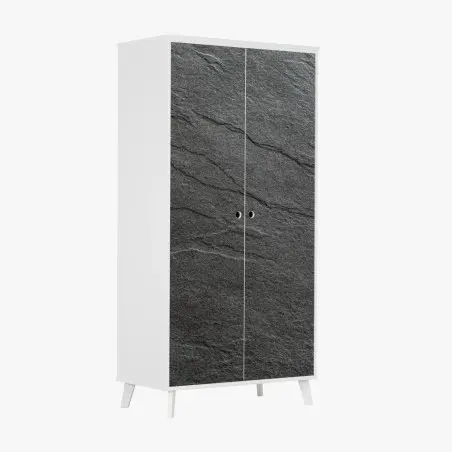 Pegatina para armario textura de pizarra gris para decoración minimalista – Pixers®