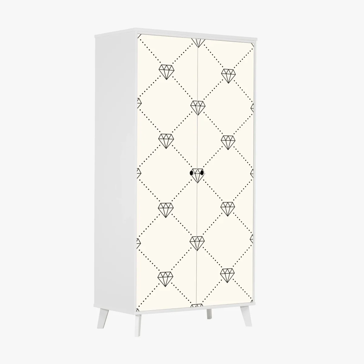 Pegatina para armario patrón geométrico de diamantes minimalistas sobre fondo beige – Pixers® Pegatina para armario patrón geométrico de diamantes minimalistas sobre fondo beige – Pixers®