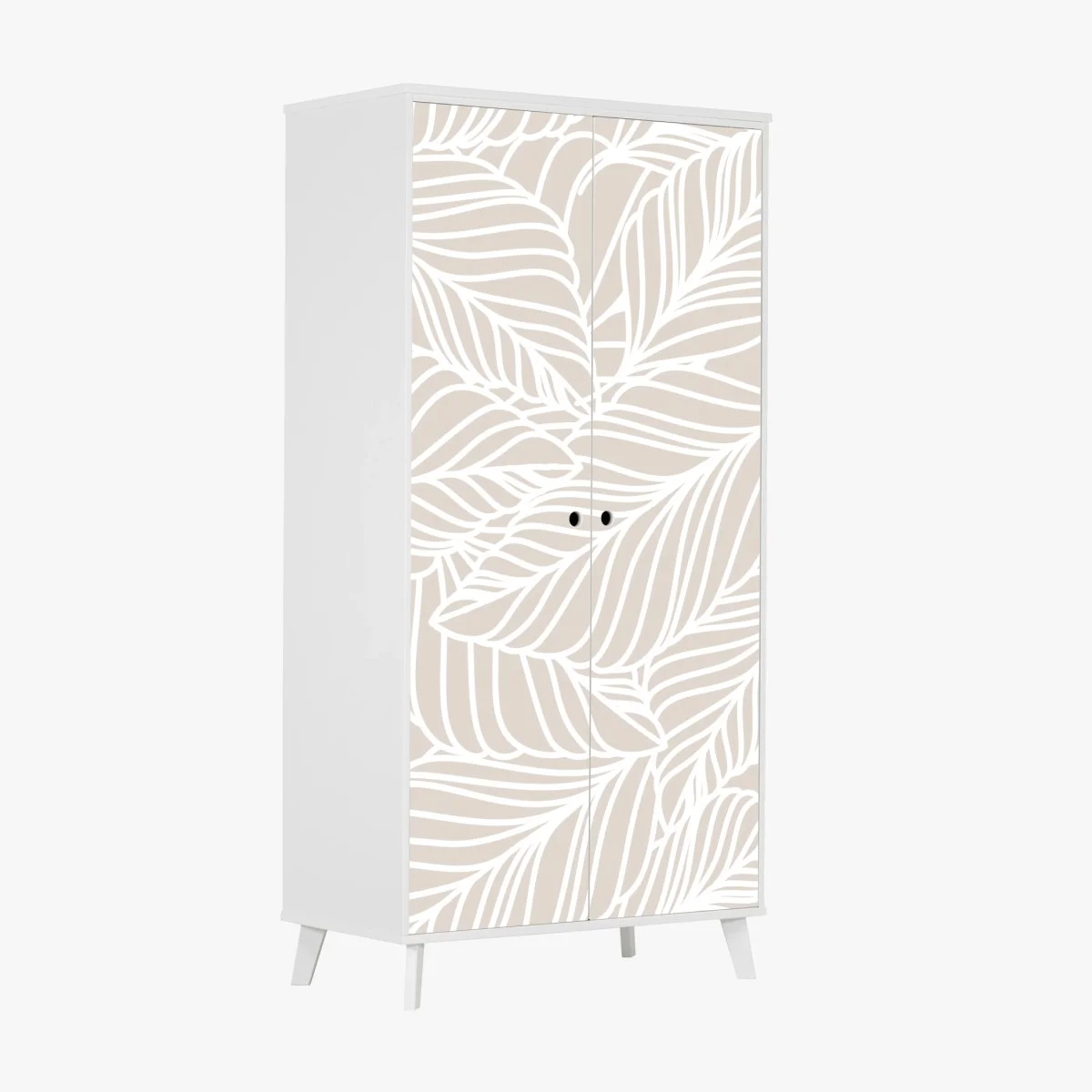 Pegatina para armario diseño botánico minimalista en tonos beige – Pixers® Pegatina para armario diseño botánico minimalista en tonos beige – Pixers®