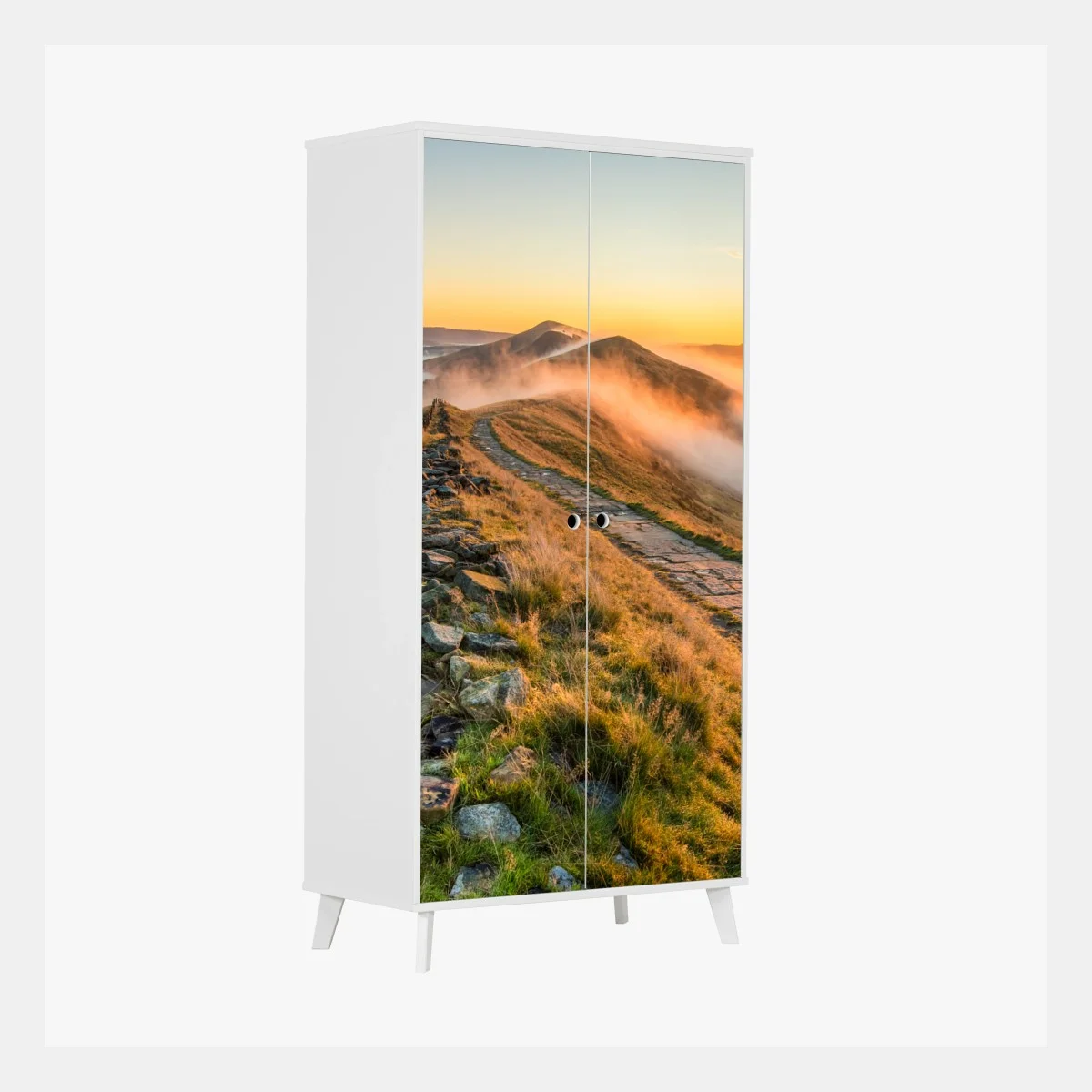 Pegatina para armario amanecer en la cresta neblinosa – Pixers® Pegatina para armario amanecer en la cresta neblinosa – Pixers®