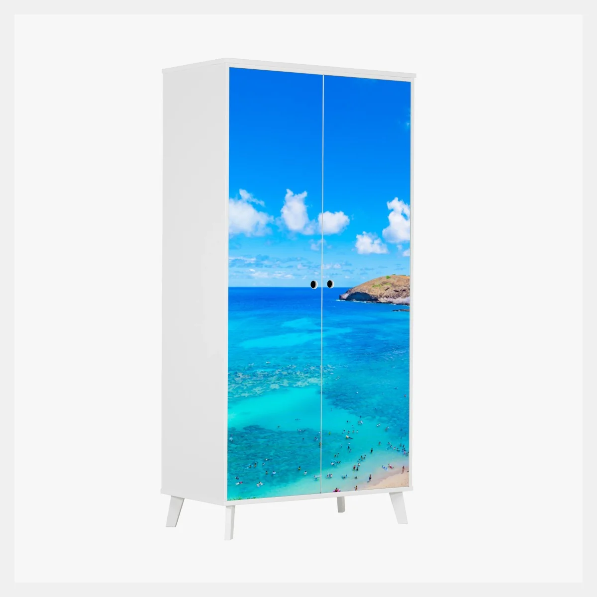 Pegatina para armario bahía de aguas turquesas y cielo azul – Pixers® Pegatina para armario bahía de aguas turquesas y cielo azul – Pixers®