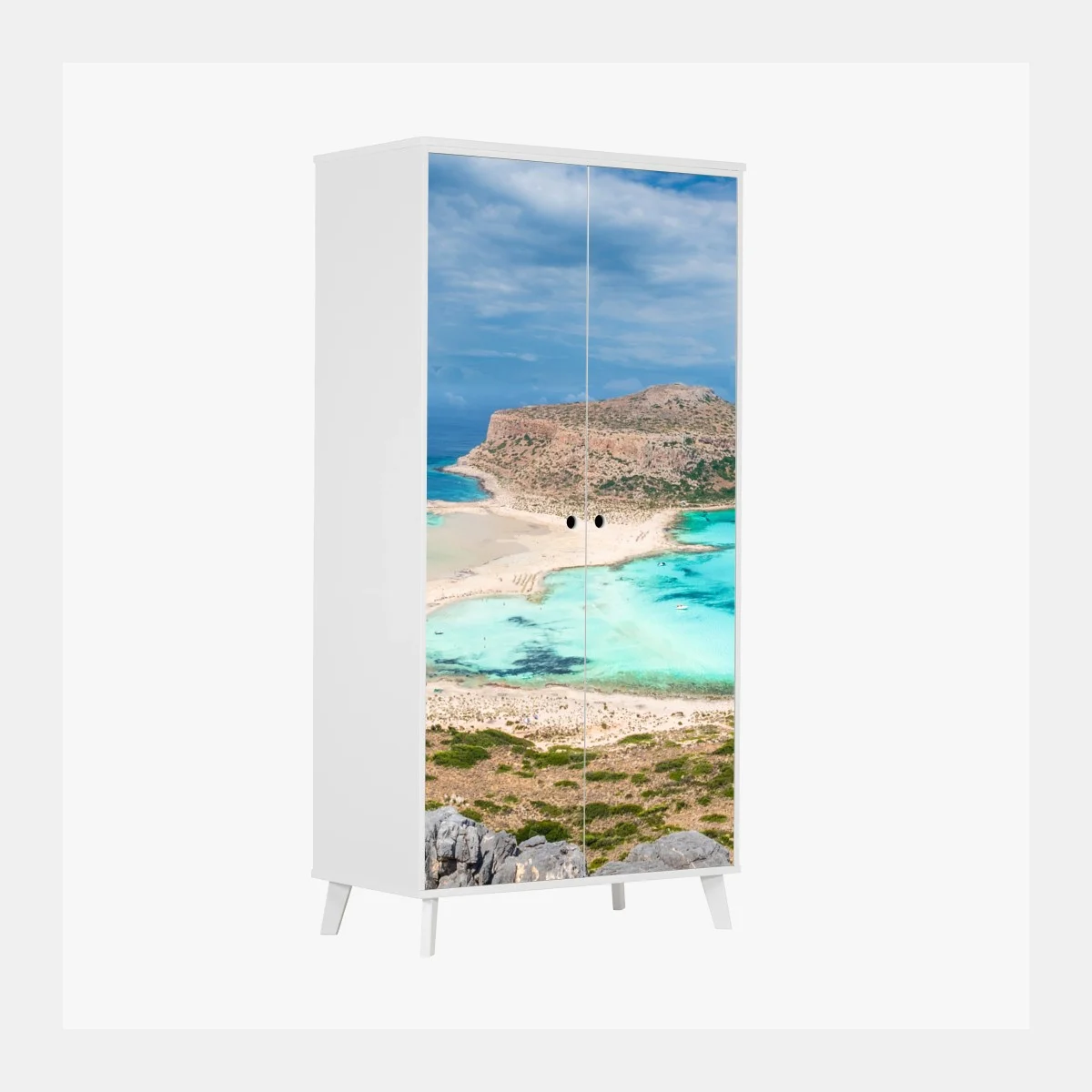 Pegatina para armario panorámica de la laguna de Balos en Creta – Pixers® Pegatina para armario panorámica de la laguna de Balos en Creta – Pixers®