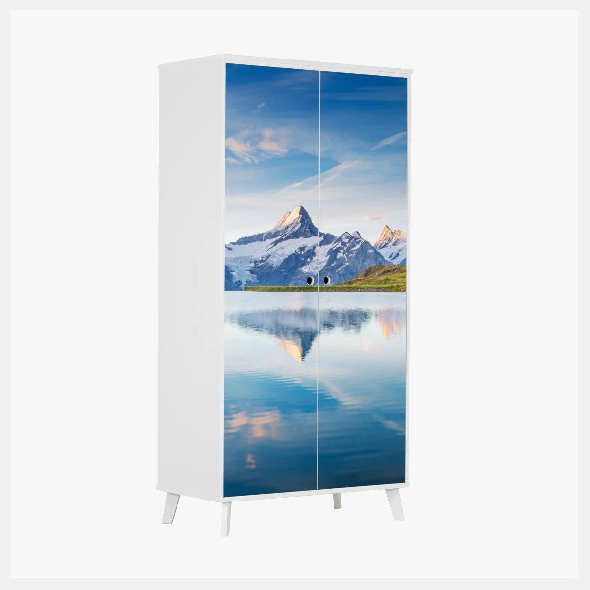 Pegatina para armario amanecer sereno en Bachalpsee, Alpes Suizos – Pixers® Pegatina para armario amanecer sereno en Bachalpsee, Alpes Suizos – Pixers®