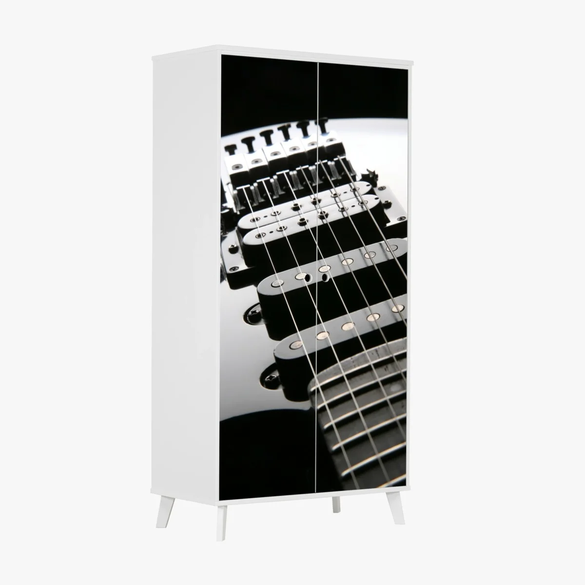 Pegatina para armario guitarra eléctrica en primer plano sobre fondo negro – Pixers® Pegatina para armario guitarra eléctrica en primer plano sobre fondo negro – Pixers®