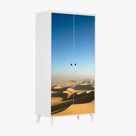 Pegatina para armario dunas infinitas bajo cielo azul – Pixers®