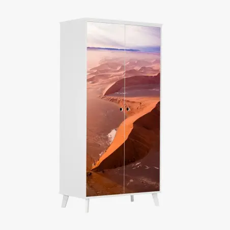 Pegatina para armario vistas aéreas de las dunas de Sossusvlei, Namibia – Pixers®