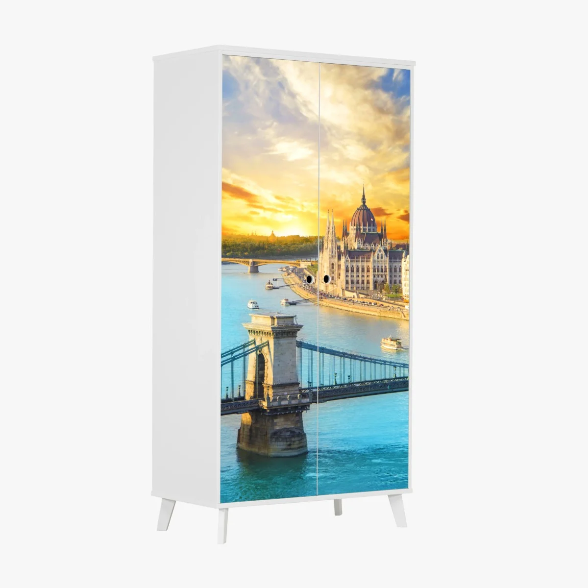 Pegatina para armario amanecer sobre el parlamento de Budapest – Pixers® Pegatina para armario amanecer sobre el parlamento de Budapest – Pixers®